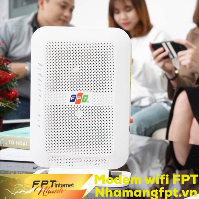 Toàn bộ các modem wifi FPT đều chuẩn AC 2 băng tần 2.4Ghz và 5.0Ghz.